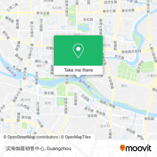 滨海御庭销售中心 map