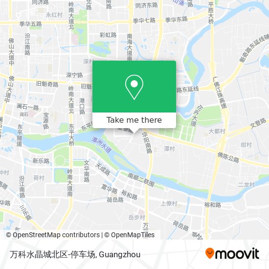 万科水晶城北区-停车场 map