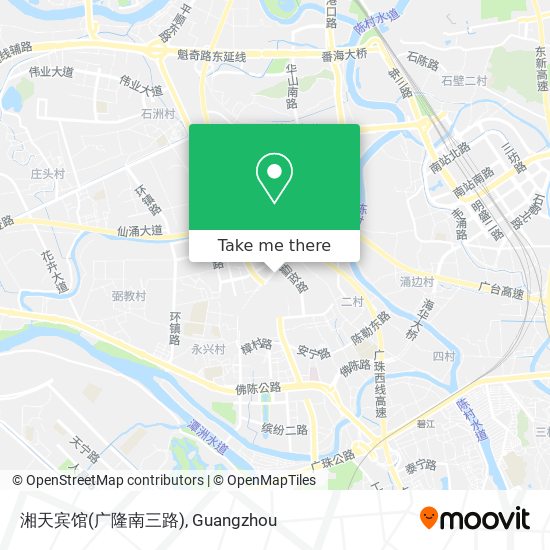 湘天宾馆(广隆南三路) map