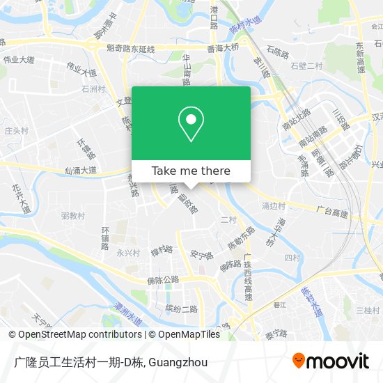 广隆员工生活村一期-D栋 map