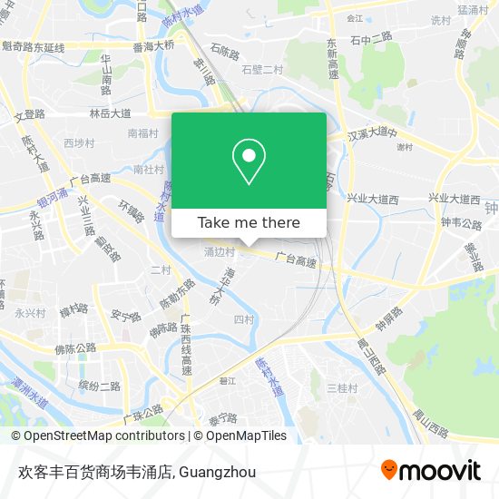 欢客丰百货商场韦涌店 map