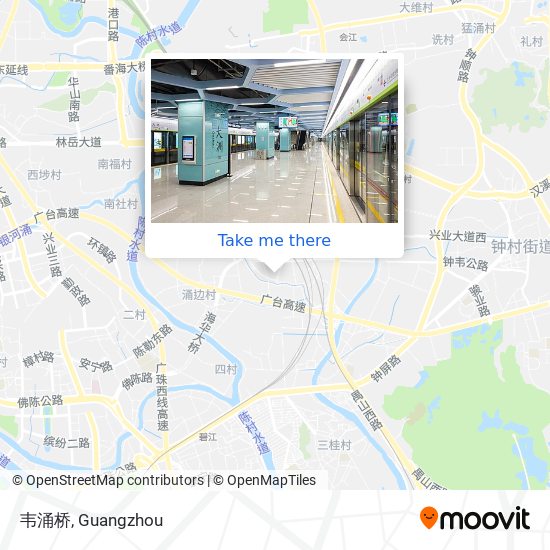 韦涌桥 map