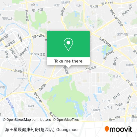 海王星辰健康药房(趣园店) map