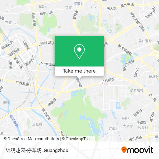 锦绣趣园-停车场 map