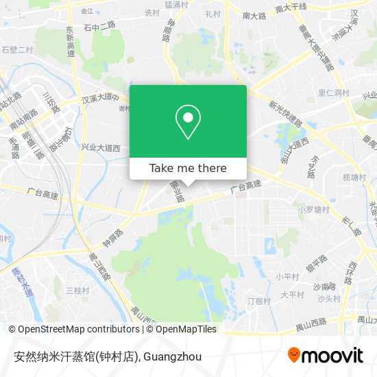 安然纳米汗蒸馆(钟村店) map