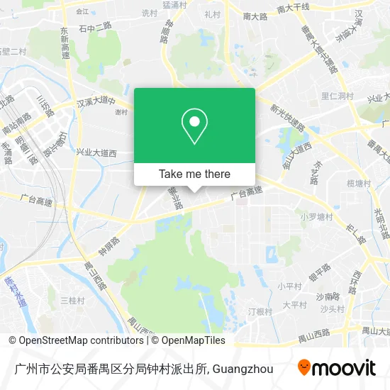 广州市公安局番禺区分局钟村派出所 map
