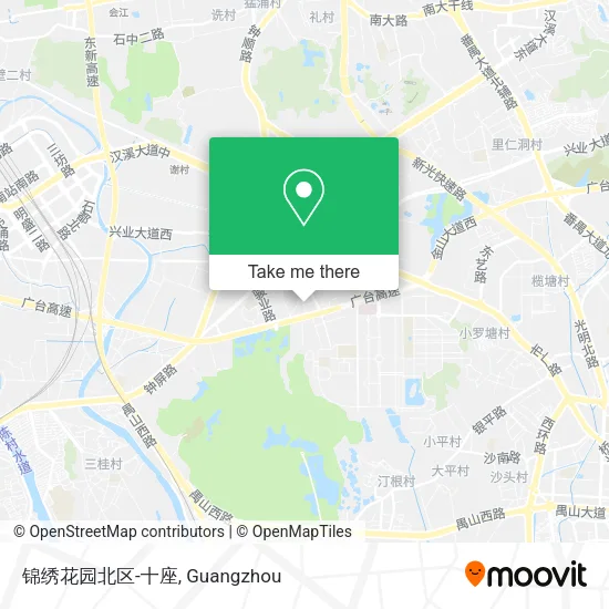 锦绣花园北区-十座 map