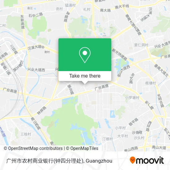 广州市农村商业银行(钟四分理处) map