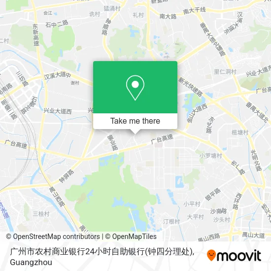 广州市农村商业银行24小时自助银行(钟四分理处) map