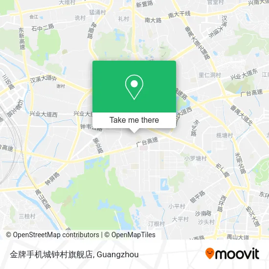 金牌手机城钟村旗舰店 map