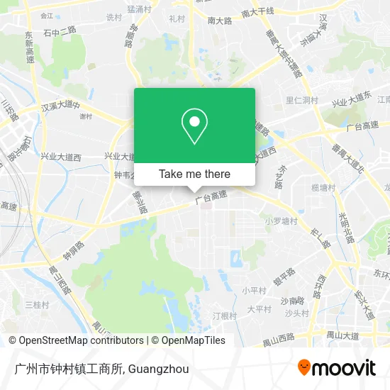 广州市钟村镇工商所 map