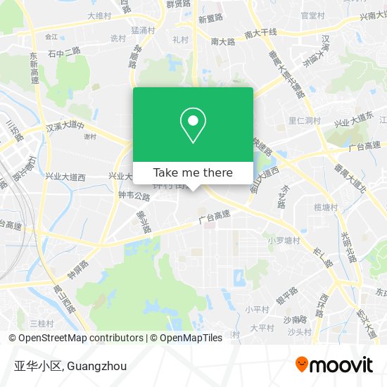 亚华小区 map