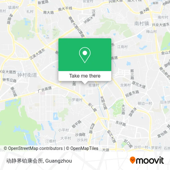 动静界铂康会所 map