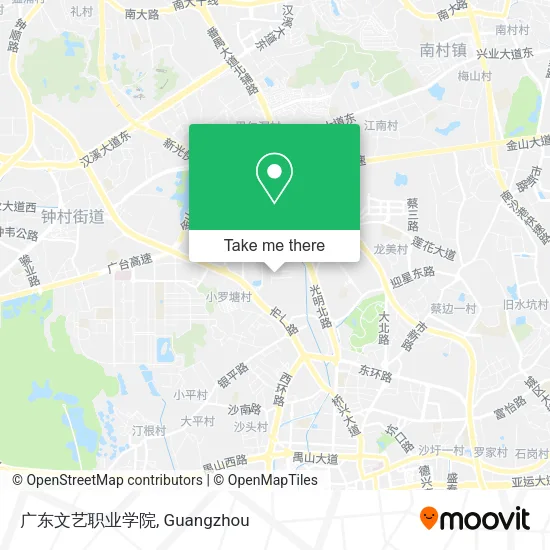 广东文艺职业学院 map