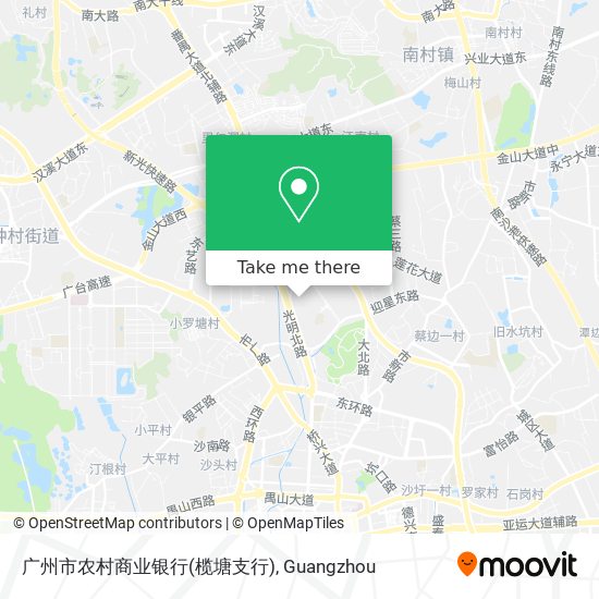 广州市农村商业银行(榄塘支行) map