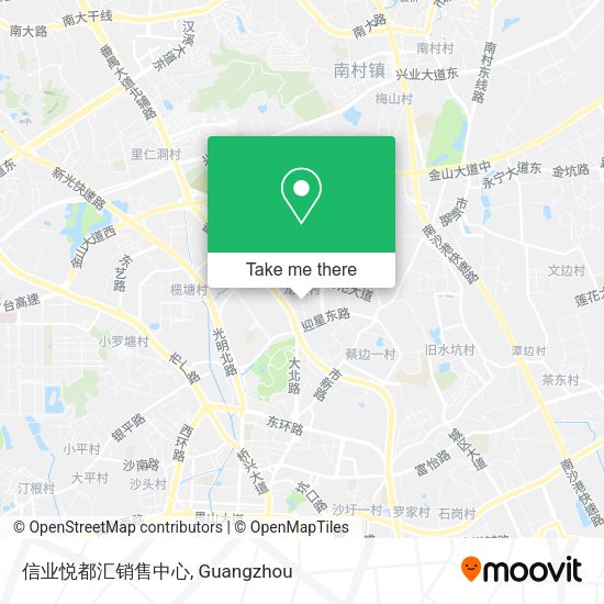 信业悦都汇销售中心 map