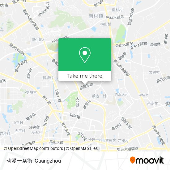 动漫一条街 map