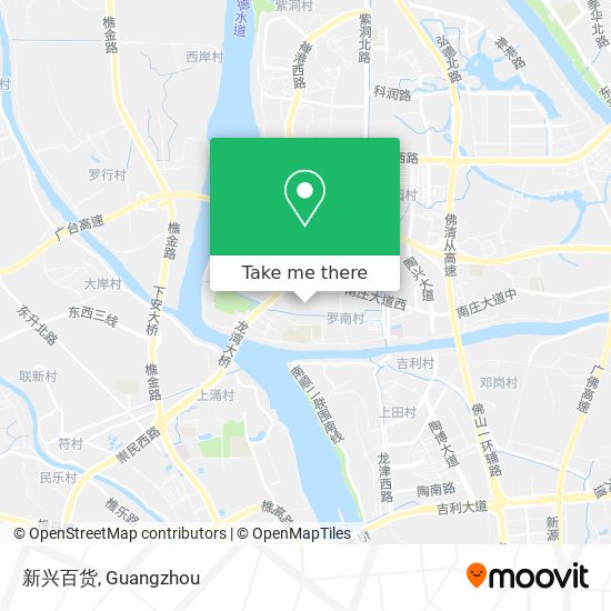 新兴百货 map