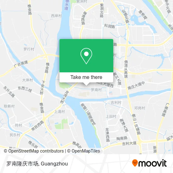 罗南隆庆市场 map