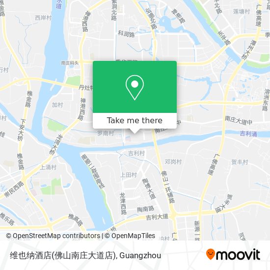 维也纳酒店(佛山南庄大道店) map