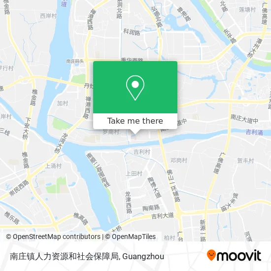 南庄镇人力资源和社会保障局 map