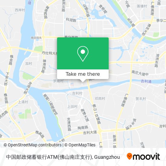 中国邮政储蓄银行ATM(佛山南庄支行) map