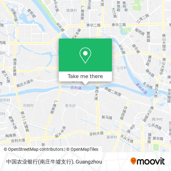 中国农业银行(南庄牛墟支行) map