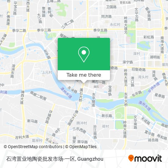 石湾置业地陶瓷批发市场-一区 map