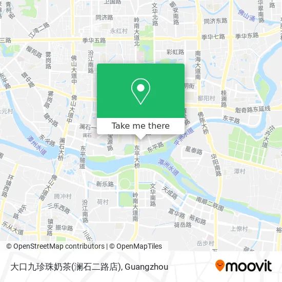 大口九珍珠奶茶(澜石二路店) map