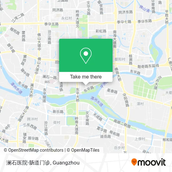 澜石医院-肠道门诊 map