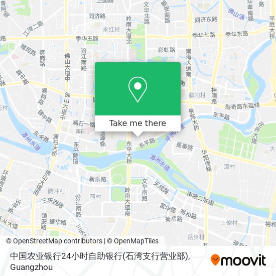 中国农业银行24小时自助银行(石湾支行营业部) map