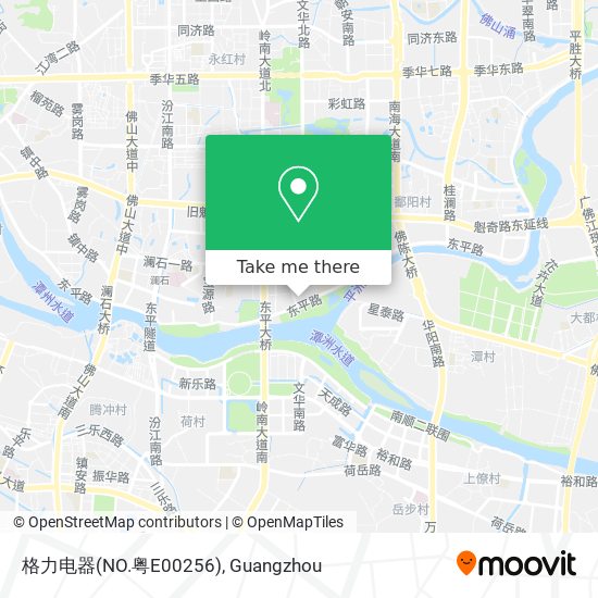 格力电器(NO.粤E00256) map