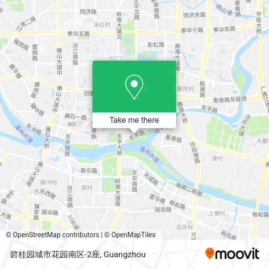碧桂园城市花园南区-2座 map