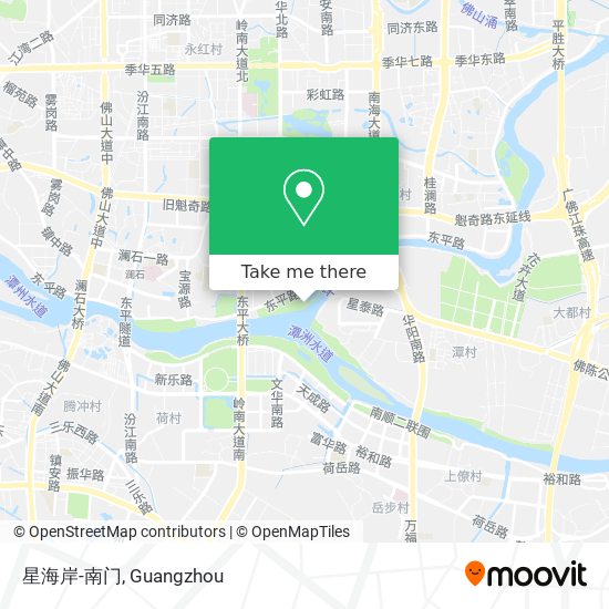 星海岸-南门 map