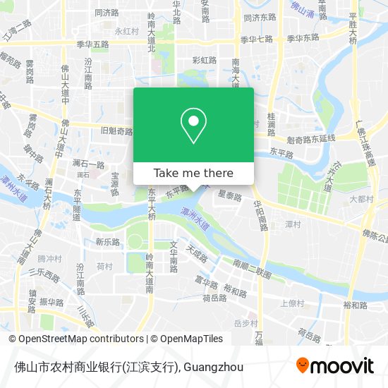 佛山市农村商业银行(江滨支行) map