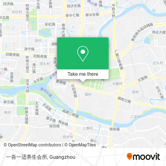 一吾一适养生会所 map