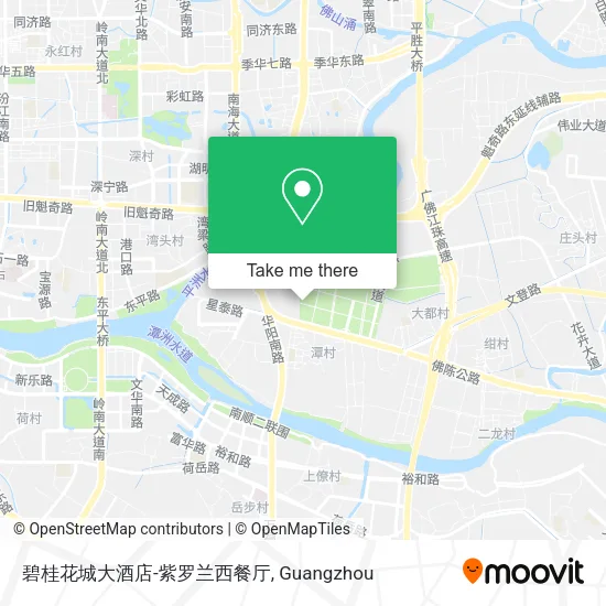 碧桂花城大酒店-紫罗兰西餐厅 map