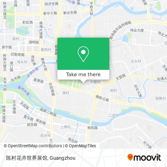 陈村花卉世界展馆 map