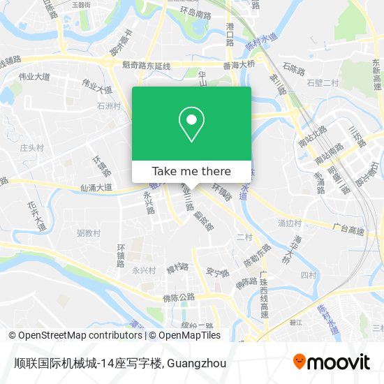 顺联国际机械城-14座写字楼 map