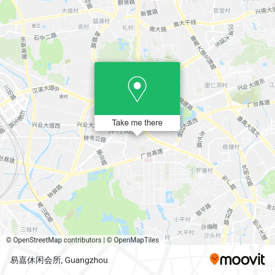 易嘉休闲会所 map