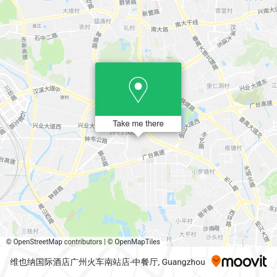 维也纳国际酒店广州火车南站店-中餐厅 map