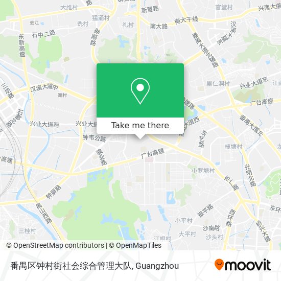 番禺区钟村街社会综合管理大队 map
