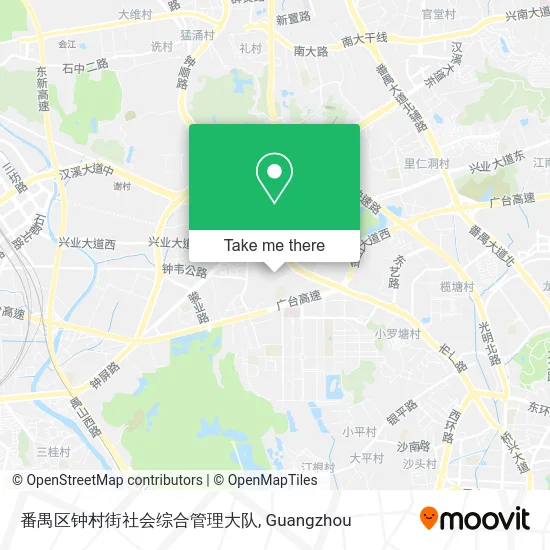 番禺区钟村街社会综合管理大队 map