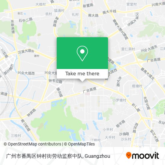 广州市番禺区钟村街劳动监察中队 map