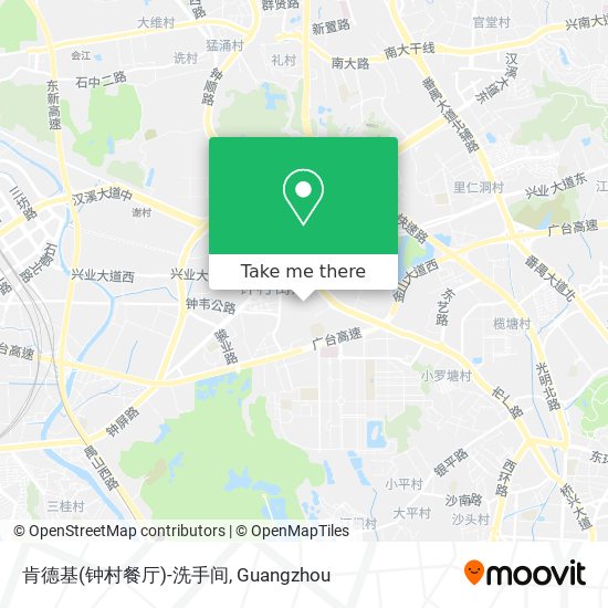 肯德基(钟村餐厅)-洗手间 map