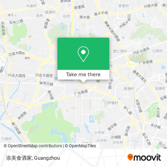 添美食酒家 map