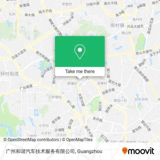 广州和谐汽车技术服务有限公司 map