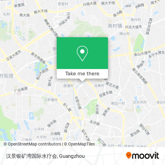 汉景银矿湾国际水疗会 map