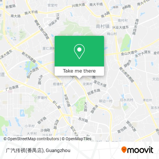 广汽传祺(番禺店) map