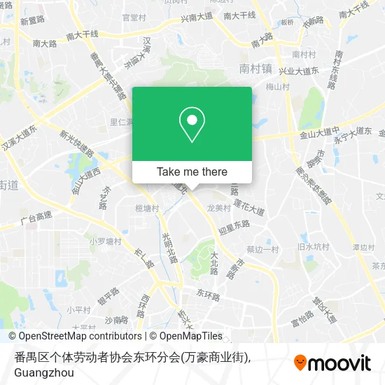 番禺区个体劳动者协会东环分会(万豪商业街) map